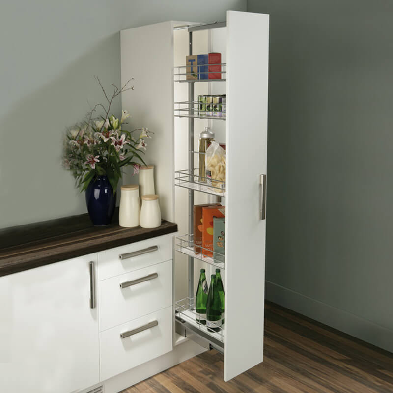 The Benefits of Pull Out Larders Enhancing Kitchen Storage and